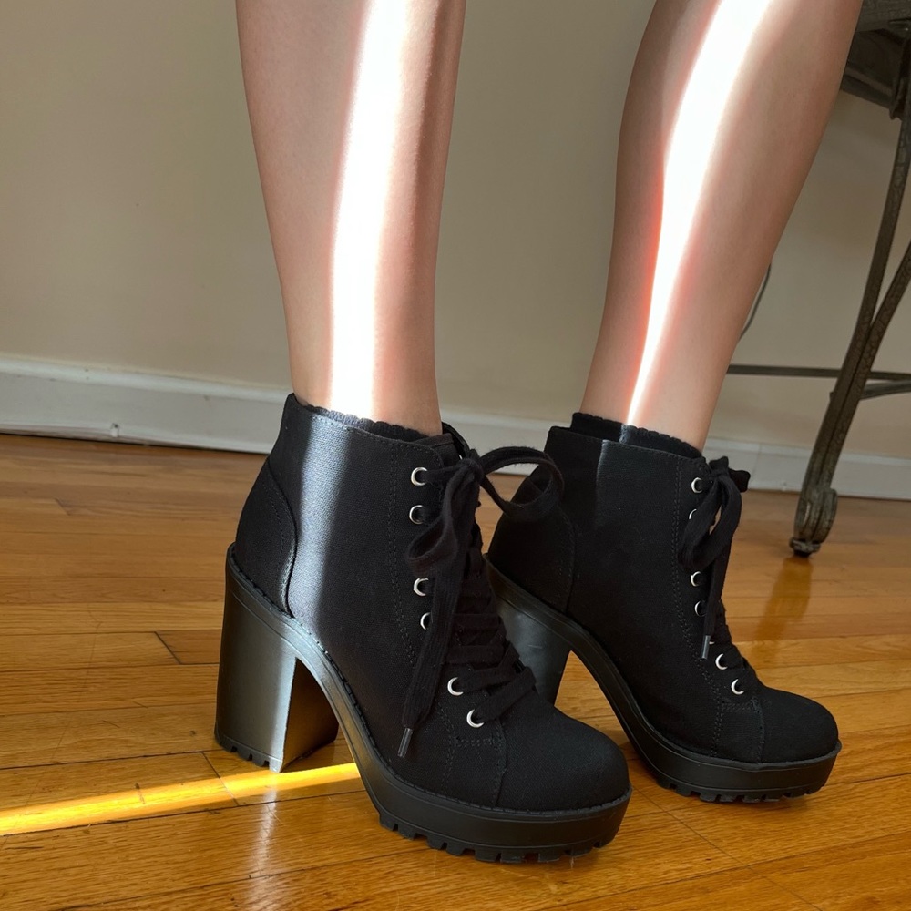Black Platform Boots